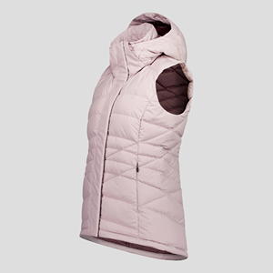 Gilet matelassé d'hiver CONMR personnalisé pour <span class=keywords><strong>femme</strong></span>, col montant, fermeture éclair, imperméable, coupe-vent, respirant, chaud, <span class=keywords><strong>sans</strong></span> manches - Product Image 2