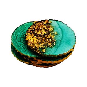 Custom Luxury Classic Eco-Friendly Resin <b>Coaster</b> Mat and Pad Type <b>for</b> Home Decor <b>Drink</b> Customised <b>Coasters</b> - Product Image 5