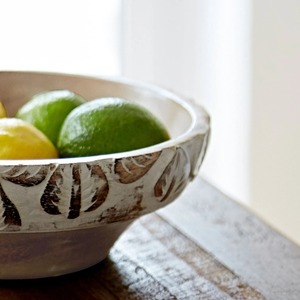 Large Rustic Wood Salad Bowl for <b>Fresh</b> Salad <b>Fruit</b> Mixing Serving and Home Table Decor - Product Image 4