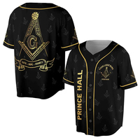 Personalizar nombre Lodge Prince Hall PHA masonería masónica béisbol Jersey S-5XL alta calidad hecho a medida manga larga 2025 chaquetas