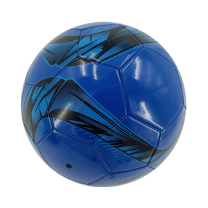 Ballon de football personnalisé cousu à la machine en PVC, taille 5, ballons de sport cousus à la machine - Product Image 1