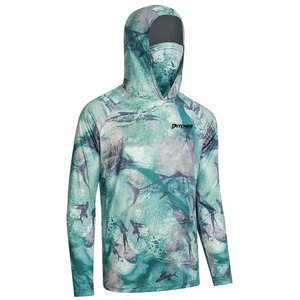 Camisa de Pesca con Capucha de Alta Calidad, 100% Poliéster, UPF 50, Ligera, Transpirable, Estampada, Absorbe la Humedad, Rendimiento Durante Todo el Día - Product Image 1