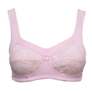 Women's Fancy Net <b>Bra</b> - Light Pink - Product Image 1