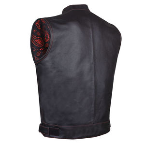 New Hot Stylish New Design <b>Leather</b> <b>Biker</b> <b>Vest</b> Motorcycle Motorbike <b>Vest</b> For Men Hot Sale Good Quality <b>Leather</b> <b>Vest</b> & Waistcoats - Product Image 4