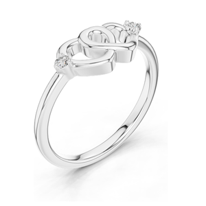 Bague en diamant cultivé en laboratoire en forme de cœur pour femmes, clarté VVS-VS, or 18 carats, 14 carats, 10 carats et argent 925, or rose, jaune, blanc - Product Image 5