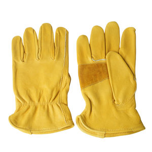 Guantes de Trabajo de Cuero Vacuno para Construcción, Jardinería, Soldadura, Conducción, Trabajo en el Patio, Trabajo Pesado, para Hombre y Mujer - Product Image 1
