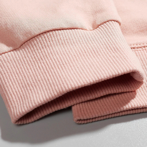 <b>Pink</b> Hooded <b>Sweatshirt</b> Regular Fit Solid Color Casual Pullover with Front Pocket Autumn Wear Unisex Fleece Knitted - Product Image 6