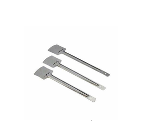 Utensilio de acero para taberna, cucharón, cuchara, espátula, tenedor, girador ranurado, cuchara de esquina y artesanía de la India - Product Image 4