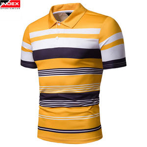 Casual Fitness 100% algodón al por mayor Simple estiramiento en blanco secado rápido cómodo mejores telas tallas grandes hombres polos - Product Image 2