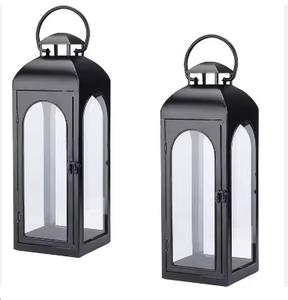 ESTILOS LINTERNA DE METAL PORTAVELAS DECORATIVO PARA EL HOGAR LINTERNA DE HIERRO DE MESA RENTABLE - Product Image 5