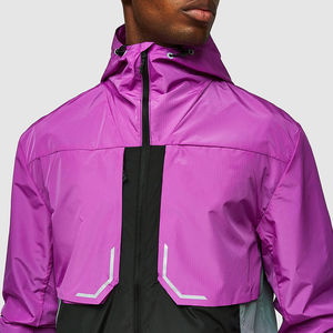 Veste coupe-vent unisexe légère en nylon avec capuche, cordon de serrage, imprimé, décontractée, pour l'extérieur, l'hiver, streetwear, ensemble court pour homme - Product Image 6