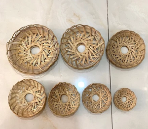 High Quality Heat Resistant Woven Bamboo <b>Trivet</b> Made From 100% Natural Bamboo, Sustainable and Aesthetic - Product Image 5