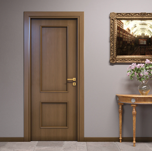 Puerta Interior Moderna de MDF Sólido de Alta Calidad, Minimalista, de PVC, Resistente al Agua, con Aislamiento Acústico, para Dormitorio - Product Image 3
