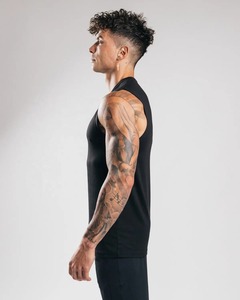 Débardeur de Sport pour homme, haut de Performance d'entraînement en maille Patchwork - Product Image 4