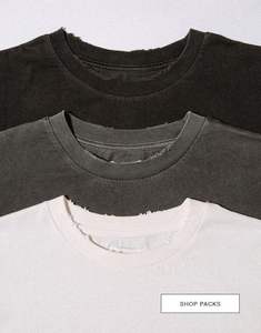 T-shirt à manches raglan en coton mélangé unisexe pour hommes, t-shirt décontracté hip hop, streetwear d'été pour hommes, t-shirts surdimensionnés, col rond, vintage, acide - Product Image 1