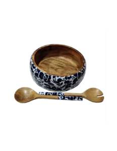 Cuencos de frutas y ensaladas, cuenco de vajilla hecho a mano para uso doméstico, cuenco de madera decorativo de calidad superior, utensilios de cocina hechos a mano para uso - Product Image 3