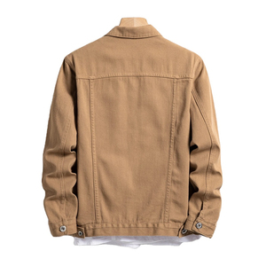 โรงงานผลิตเสื้อแจ็คเก็ตยีนส์ลำลองแบบสั่งทำ ขายส่ง เสื้อแจ็คเก็ตผู้ชายไซส์ใหญ่ ทรงยาว บาง มีฮู้ด กันน้ำ ระบายอากาศ สไตล์ไฮสตรีทสำหรับฤดูหนาว - Product Image 5