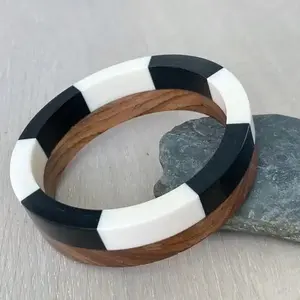 Brazalete de acetato de tortuga transparente para mujer, brazaletes de resina de fábrica, pulsera, joyería de moda, brazalete de acetato - Product Image 1