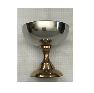 Cuenco de helado de latón para helado/tazas para helado con cuchara y forma redonda y tamaño pequeño y uso en restaurantes - Product Image 5