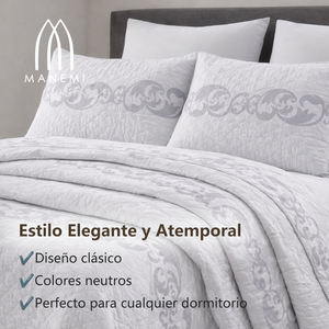 Juego de Edredón de Lujo Moderno de 4 Piezas, Ligero, de Color Sólido, Tamaño King, para Todas las Temporadas - Product Image 2