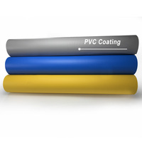 Rouleau de bâche en PVC marron 450 g/m², bâche en PVC 450 g, bâche en PVC 1000 deniers, imperméable avec tissu en PVC 450 g/m pour les housses de tente
