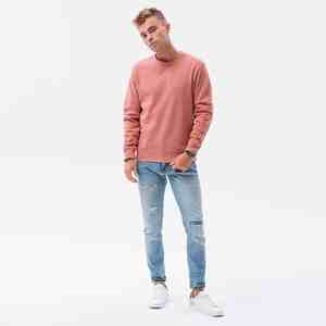 Sudadera de Hombre Otoño Invierno, Sudadera con Cuello Redondo y Logotipo Personalizado Bordado, Sudadera de Algodón Lisa con Diseño Clásico - Product Image 3