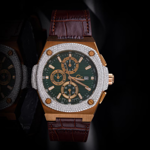 Luxe Icedown DEF VVS Moissanite Diamant Haute Qualité En Acier Inoxydable Mouvement Automatique Montres Mécaniques pour Hommes - Product Image 1