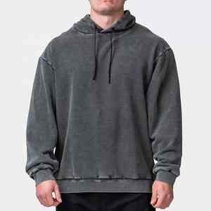 2025 diseño personalizado Sun Faded Hoodies Super calidad adultos ropa Casual cálido para la temporada de otoño logotipo frontal liso teñido patrón sólido - Product Image 1