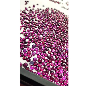 โกเมนแบบโรโดไลต์ธรรมชาติขนาด5มม. 6มม. จำนวน2450ชิ้น1865ชิ้นหินอัญมณีหลวมๆราคา131 $ - Product Image 4