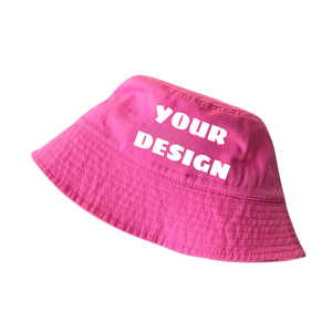 Vente en gros de chapeaux seau de protection solaire avec logo brodé sur mesure Tissu en coton Pare-soleil d'été Casquettes de pêcheur à large bord réversible - Product Image 2