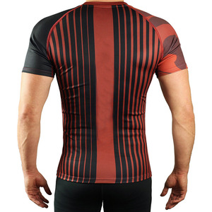 100% Premium Quality Rash Guard Customised Short Sleeve for <b>Men</b> Rash Guard Custom Quick Dry <b>Swim</b> Shirt For <b>Men</b> - Product Image 5
