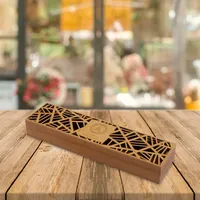Porte-encens fait à la main et boîte de brûleur en bois boîte de bâtons d'encens en bois de fournisseur indien à prix de gros
