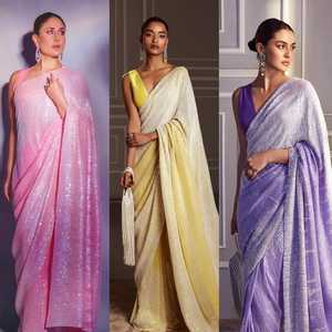 Meilleure vente Saree traditionnel indien classique avec belle séquence de travail et couleur riche Georgette Saree de l'Inde Boutique - Product Image 2