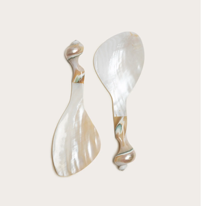 Juego de servidor de ensalada de cuerno de Búfalo con cuchara y tenedor para servir bodas, cuchara para servir bodas, gran oferta - Product Image 6