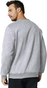 Sweatshirt Casual Long Sleeve Sweat <b>Shirts</b> Athletic <b>Fleece</b> Basic Pullover <b>Shirts</b> - Product Image 5