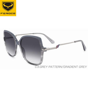 FEROCE Hot Sale Acetate Sonnenbrille mit CR39 <span class=keywords><strong>Lens</strong></span> Fashion Custom Sonnenbrille Damen Sonnenbrille - Product Image 6