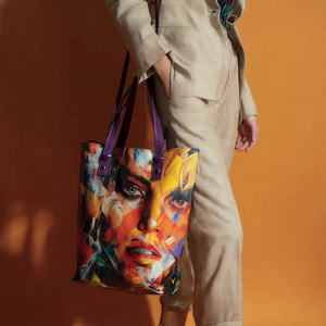 Tote Hobo Sublimación Bolsos de cuero Mujer Streetwear Impreso Bolso de hombro de cuero Señora - Product Image 1