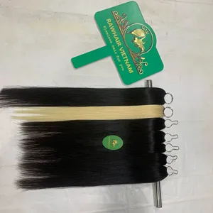 Top Quality 100% Cabelo Humano Vietnamita Um Fio Um Strand Penas Linha Extensão Do Cabelo Penas Cabelo