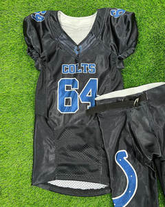OEM Haute Qualité 2025 Sublimation Uniformes De Football Pour Les Jeunes Maillots De Football Américain Porter - Product Image 2