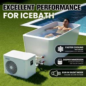 Bain de glace Ambohr FiberCore Flex Pro avec refroidisseur - Jacuzzi au design moderne et écologique |   Excellent rapport qualité-prix - Product Image 3