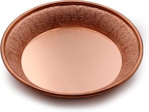 Bol d'offrande en cuivre plaque rituelle de prière idéal pour autel brûleur d'encens bol de maculage plat d'offre plateaux de bougie - Product Image 3