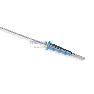 Dissecteur à double angle en acier inoxydable DeBakey, mâchoires atraumatiques de 34 mm, tige de 5 mm, 10'' (25 cm) avec poignée à serrage W/L WLock, 14'' - Product Image 4