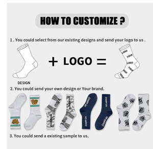 Athletic <b>Sock</b> High Elastic Sports Breathable Logo Print Men Designer Cotton Sport Custom <b>Socks</b> - Product Image 6