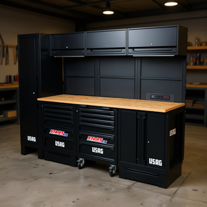 Muebles de Taller Usag con Gabinetes para Herramientas con Superficie de Madera para una Mejor Legibilidad y Visibilidad en los Motores de Búsqueda - Product Image 3