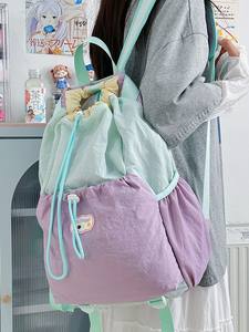 Nueva mochila con cordón, bolsa deportiva ligera para Fitness, mochila informal para acampar al aire libre, senderismo, viajes, para hombres y mujeres - Product Image 5