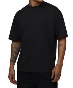 เสื้อยืดผู้ชายพรีเมียมคุณภาพสูง ทรงโอเวอร์ไซส์ ผ้าฝ้าย 100% พิมพ์ลายกราฟิก รับผลิตแบบ ODM ไหล่ตก ระบายอากาศได้ดี แห้งเร็ว พิมพ์ลายด้วยเทคนิคซิลค์สกรีน - Product Image 1