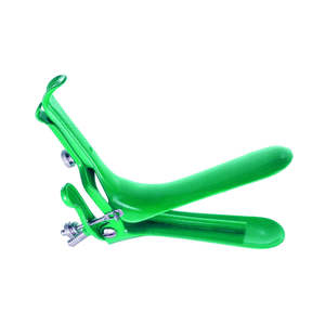 Espéculo vaginal de acero inoxidable con revestimiento verde Manual de alta calidad con bloqueo de velocidad, duradero, reutilizable para uso en cirugía General - Product Image 3