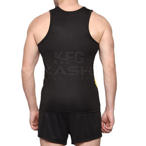 Conjunto de Ropa de Boxeo para Hombre de Diseño Superior, Camiseta de Manga Corta y Pantalones Cortos, Ligeros, Transpirables, de Poliéster/Nailon, para Entrenamiento Diario - Product Image 3