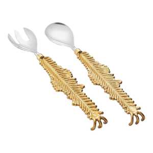 ชุดมือจับทรงขนนกทำมือทำจากโลหะสำหรับร้านอาหารโรงแรมบ้าน - Product Image 5