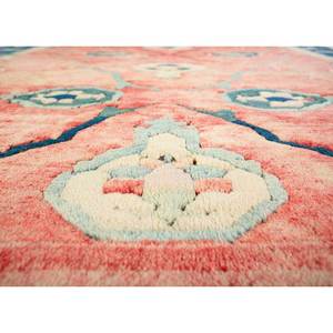 Alfombras de Lana Anudadas a Mano Nuray, Diseño Rectangular con Medallón Rojo Naranja y Patrones Abstractos para Uso Doméstico, para Sala de Estar o Dormitorio, 9x12, Pae-943 - Product Image 3